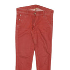 JACOB COHEN Womens Slim Slim Skinny Jeans Red Denim W30 L27 Stylish Casual