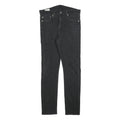LEVI'S 510 BIG E Mens Slim Black Denim Medium W32 L29 Zip Jeans