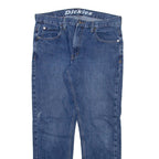 DICKIES Mens Jeans Blue Slim Straight W32 L30