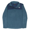 THE NORTH FACE Womens Blue & Navy Plain Pullover Basic Knit M Outdoor Fleece
