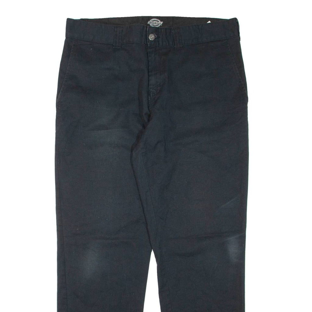 DICKIES Mens Trousers Black Regular Tapered W36 L32