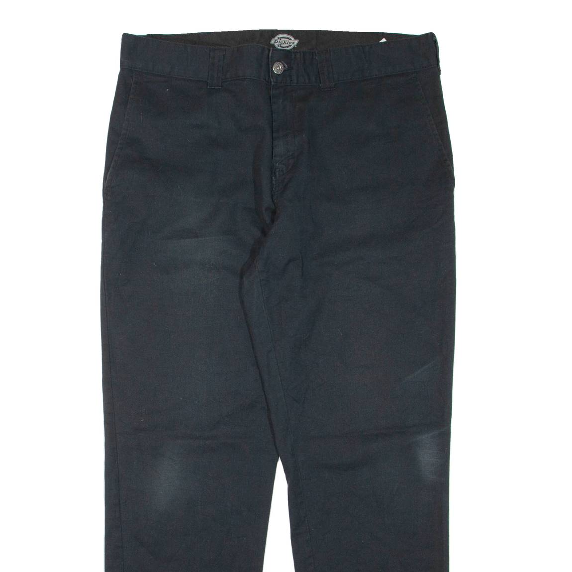 DICKIES Mens Trousers Black Regular Tapered W36 L32
