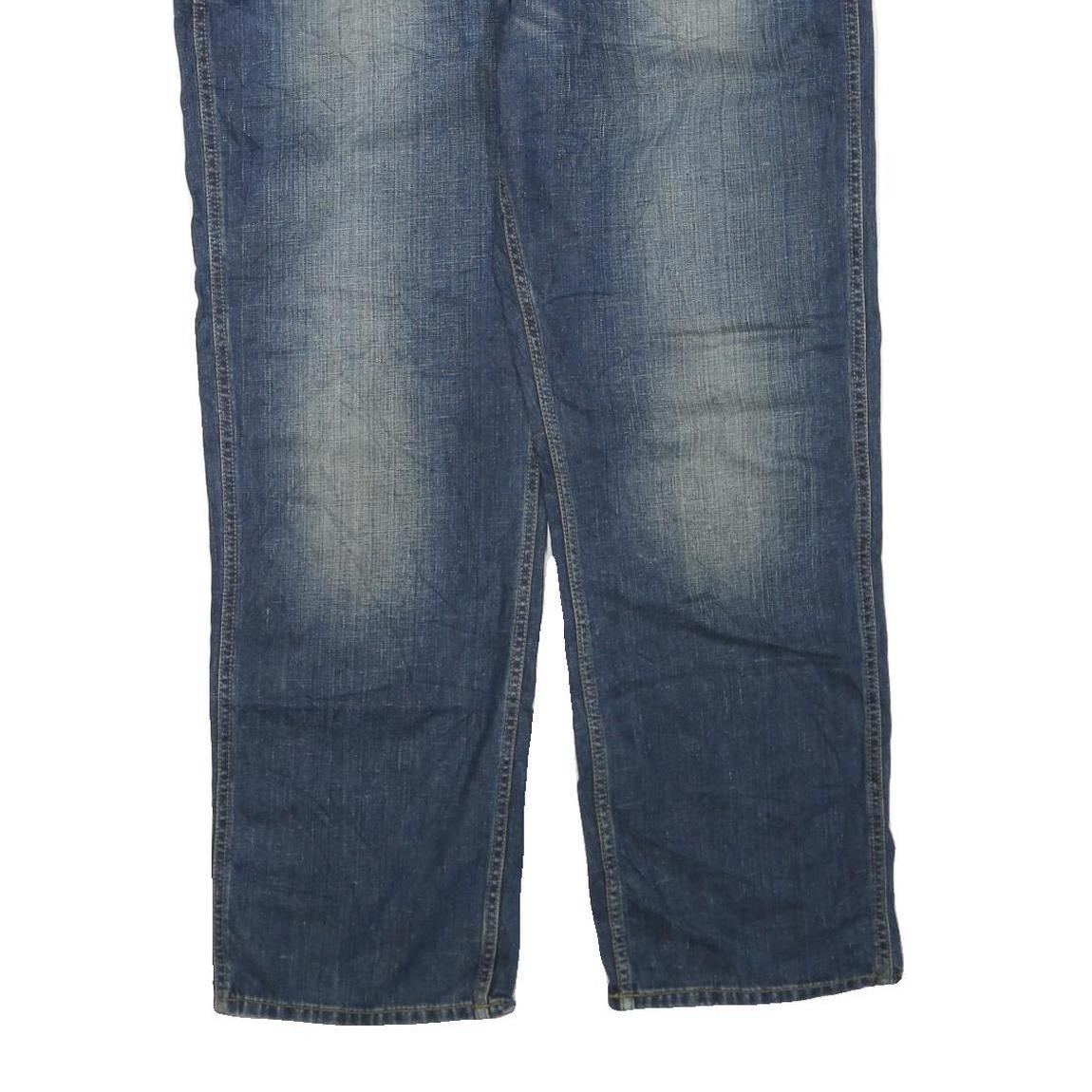 CARHARTT Mens Regular Fit Blue Denim Jeans W38 L32 Classic Zip Pocket