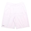 ELLESSE Womens White Casual Shorts S W27 Cotton Blend Comfort Fit