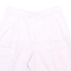 ELLESSE Womens White Casual Shorts S W27 Cotton Blend Comfort Fit