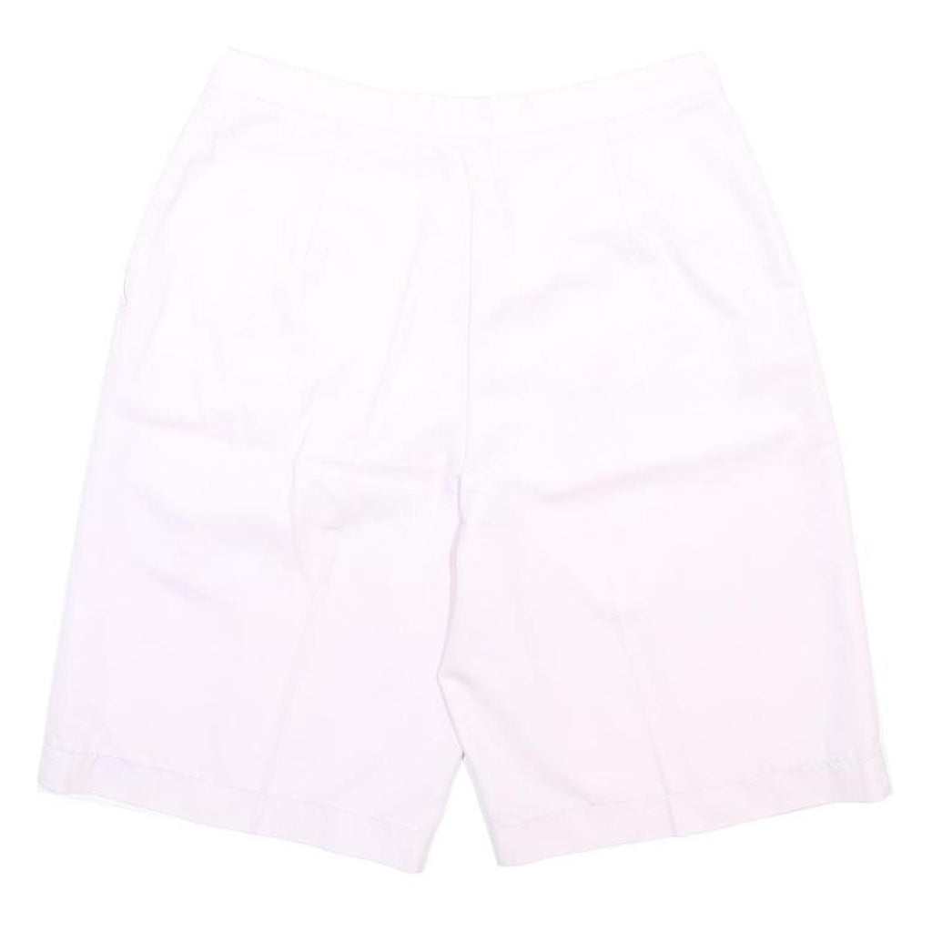 ELLESSE Womens White Casual Shorts S W27 Cotton Blend Comfort Fit