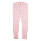 TRUE RELIGION Womens Trousers Pink Slim Tapered W27 L30