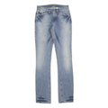 CALVIN KLEIN JEANS Womens Blue Regular Fit Straight Denim Light Wash W26 L34