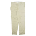 DICKIES Chino Mens Trousers Beige Slim Tapered W30 L29