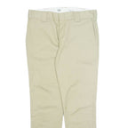 DICKIES Chino Mens Trousers Beige Slim Tapered W30 L29