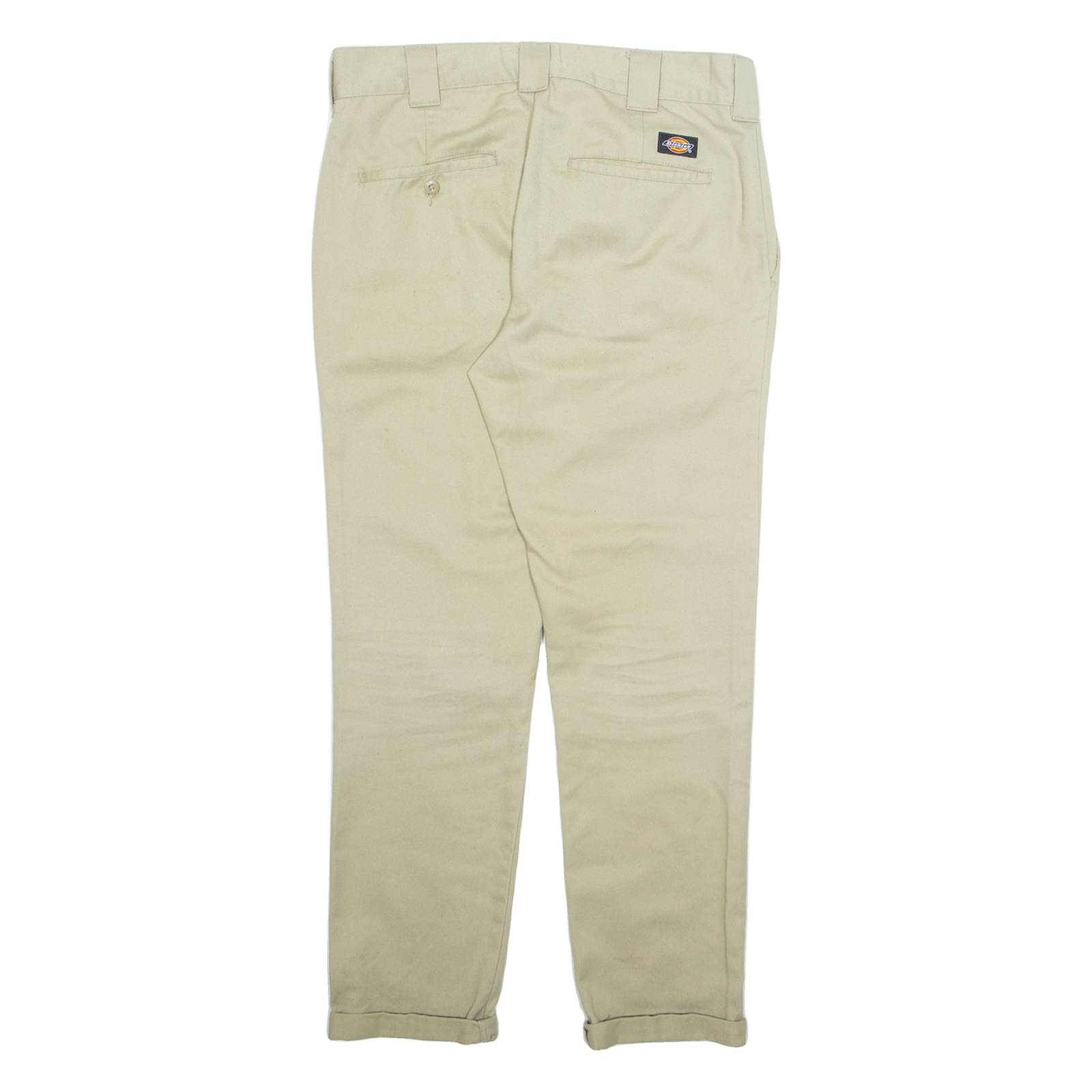 DICKIES Chino Mens Trousers Beige Slim Tapered W30 L29