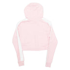 ELLESSE Cropped Womens Pink Hoodie UK 4