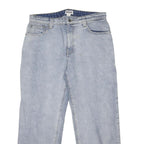 GUESS Mens Relaxed Light Blue Denim Jeans W36 L28 Straight Cotton Zip Casual
