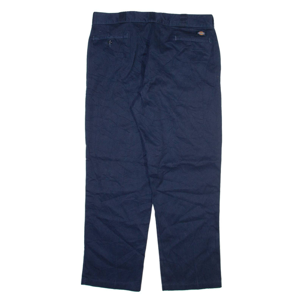 DICKIES 874 Workwear Mens Trousers Blue Regular Straight W40 L32