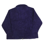 JEM Womens Blue Navy Plain Pullover Regular XL Polyester Fleece Jumper Zip
