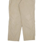 CARHARTT Mens Relaxed Beige Cotton Blend Workwear Trousers W38 L32 Utility Zip