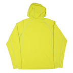 MAMMUT Mens Yellow Hooded Jacket M Polyester Blend Plain Zip Outdoor Activewear