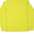 MAMMUT Mens Yellow Hooded Jacket M Polyester Blend Plain Zip Outdoor Activewear