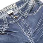 HYDRAULIC Womens Slim Blue Denim Slim Jeans W26 L32 Stylish Stretch Cotton Blend