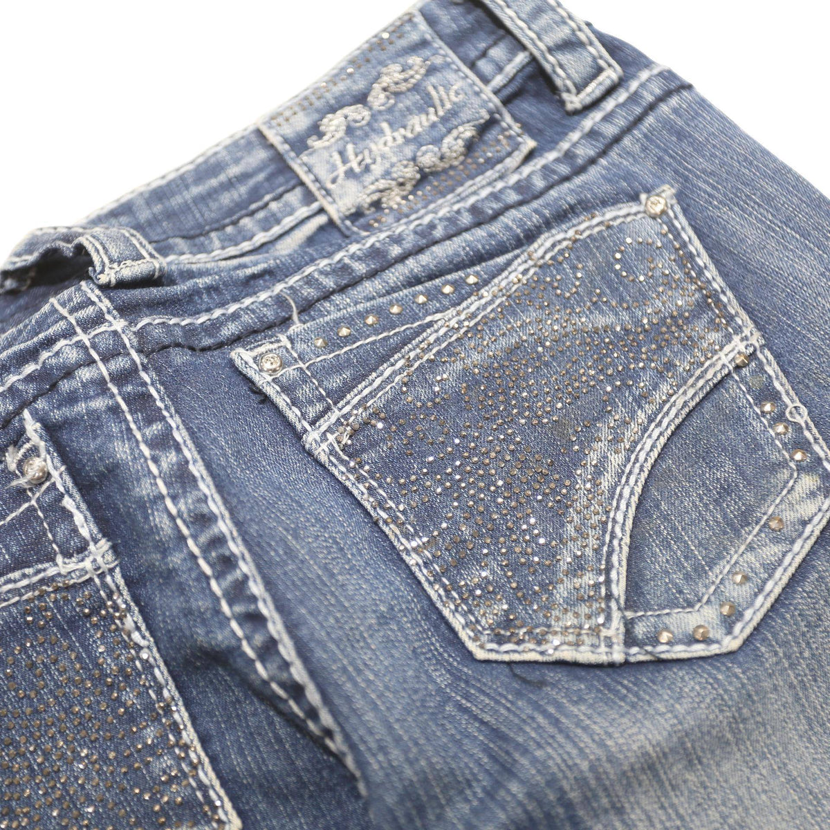 HYDRAULIC Womens Slim Blue Denim Slim Jeans W26 L32 Stylish Stretch Cotton Blend