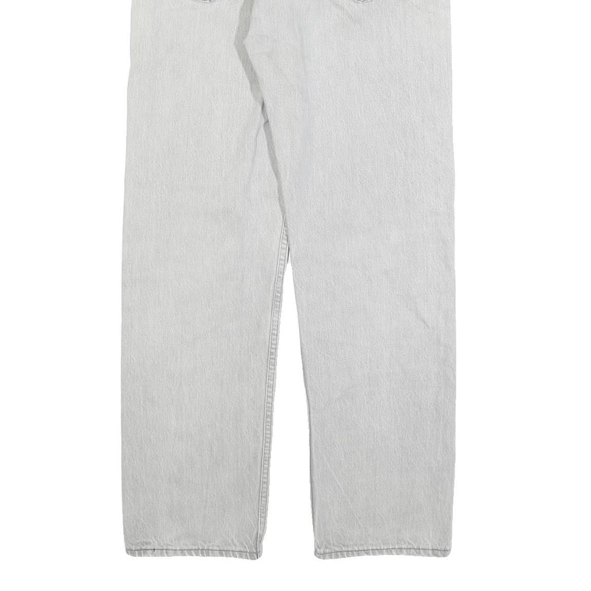 LEVI'S 501 Mens Jeans Regular Straight Denim Light W34 L30 Classic Button Fly