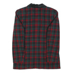 PENDLETON Womens Red & Green Check Wool Button Jacket UK 16 Classic Fit