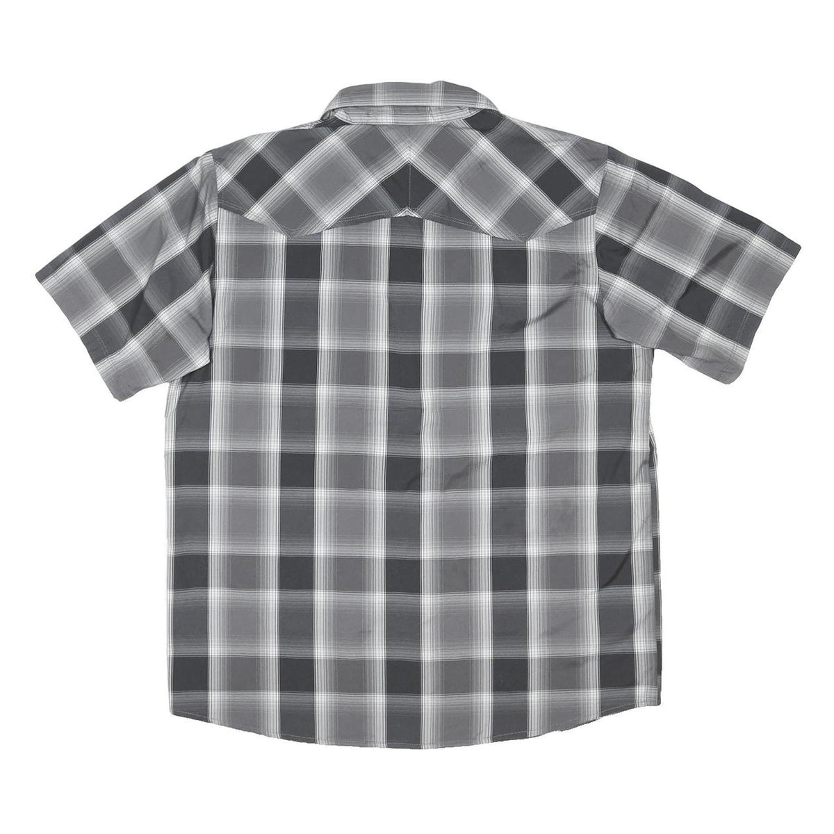 THE NORTH FACE Mens Grey Check Shirt M Short Sleeve Button Outdoor Workwear