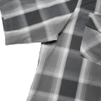 THE NORTH FACE Mens Grey Check Shirt M Short Sleeve Button Outdoor Workwear