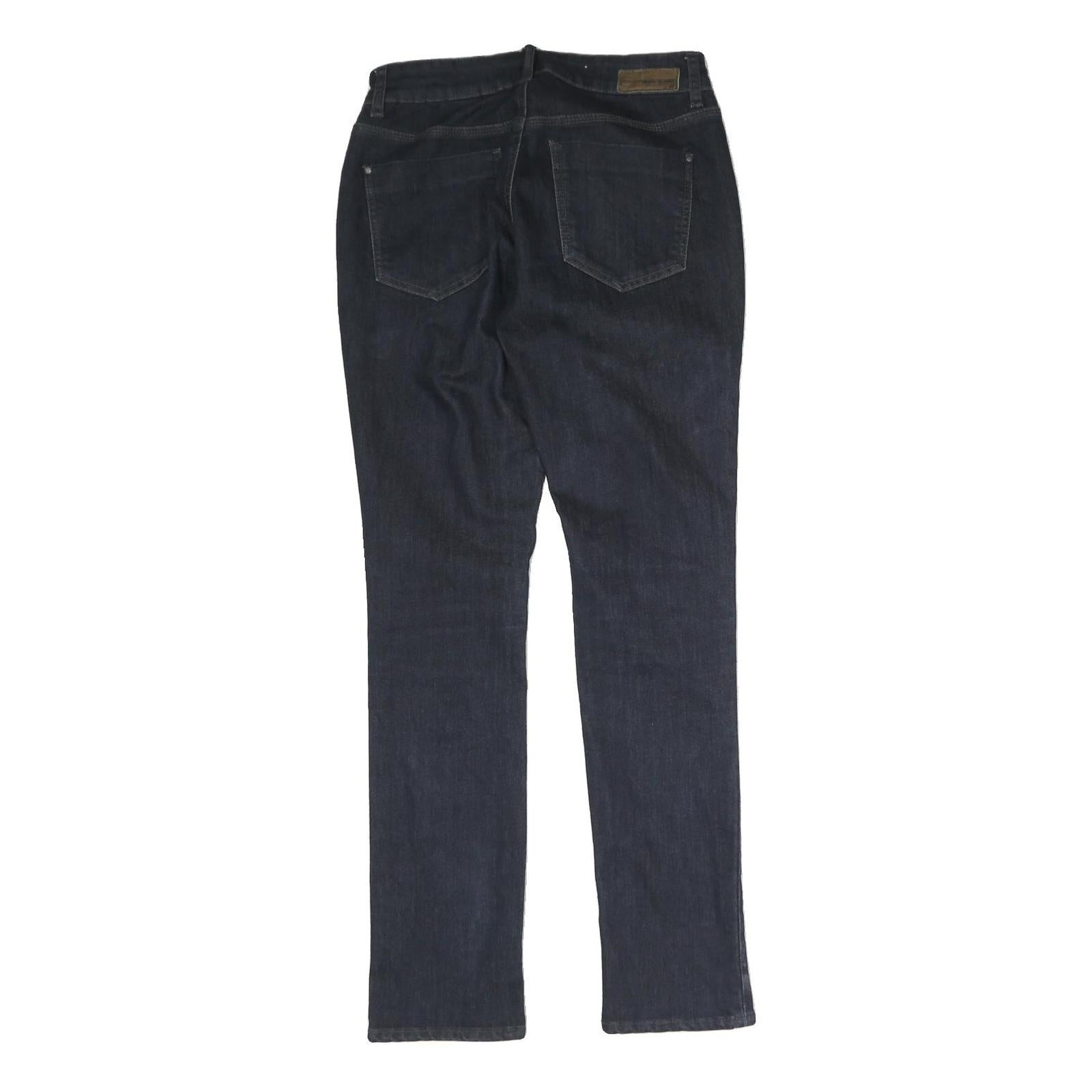 DKNY Mens Slim Skinny Jeans Blue Denim Cotton Blend W28 L30 Zip Closure