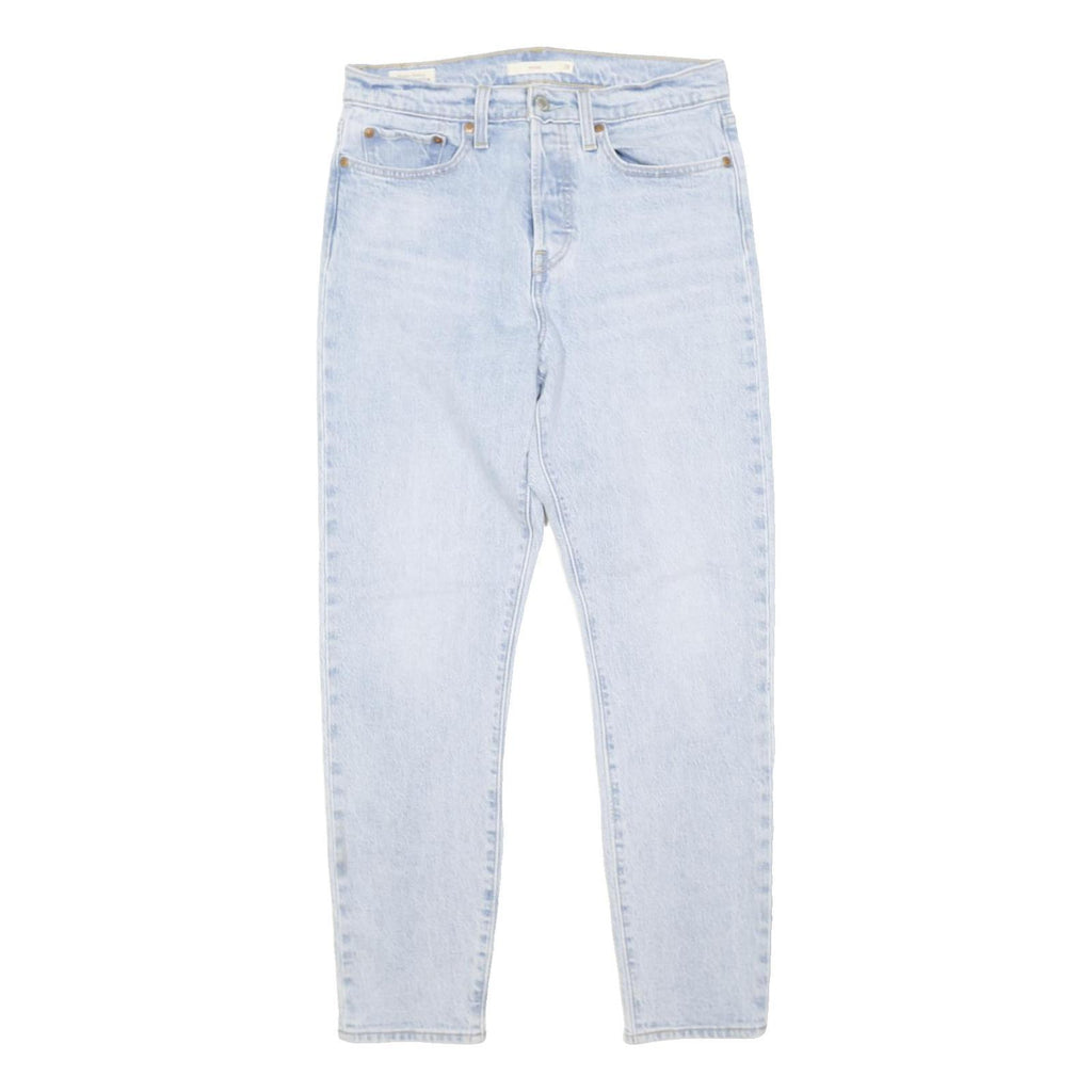 LEVI'S 528 Womens Jeans Blue Regular Slim Denim Light W28 L37 Classic Fit Button