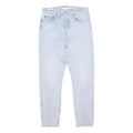LEVI'S 528 Womens Jeans Blue Regular Slim Denim Light W28 L37 Classic Fit Button