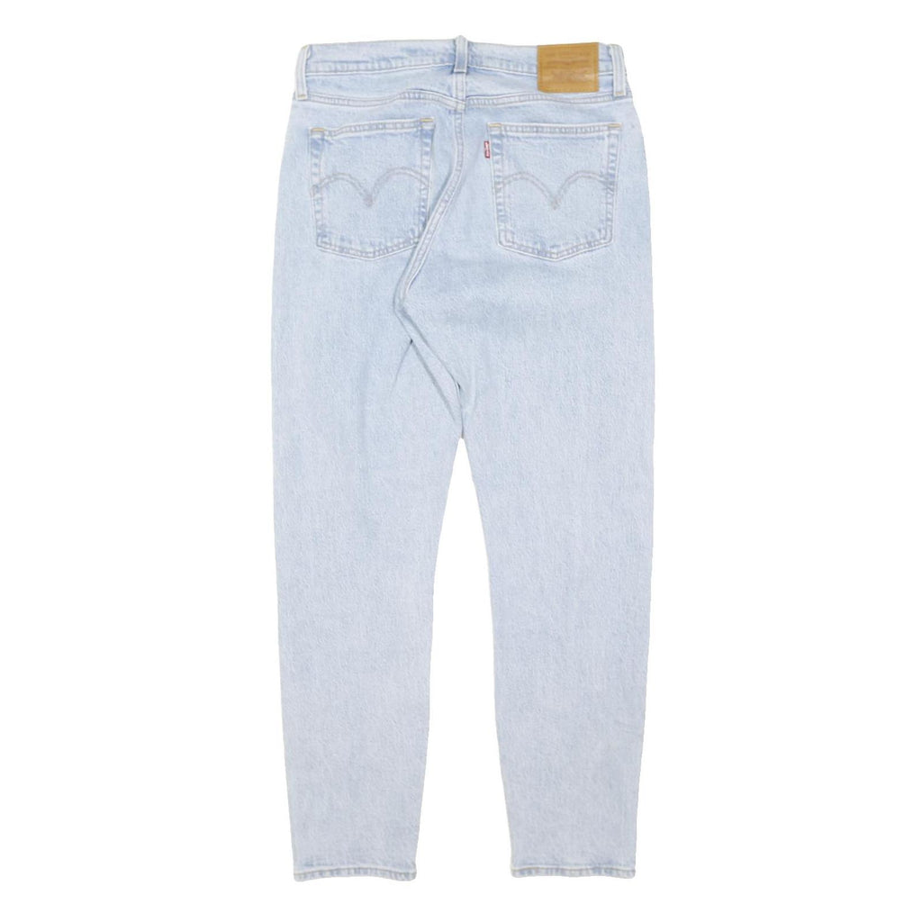 LEVI'S 528 Womens Jeans Blue Regular Slim Denim Light W28 L37 Classic Fit Button