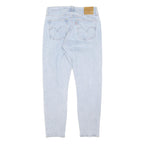 LEVI'S 528 Womens Jeans Blue Regular Slim Denim Light W28 L37 Classic Fit Button