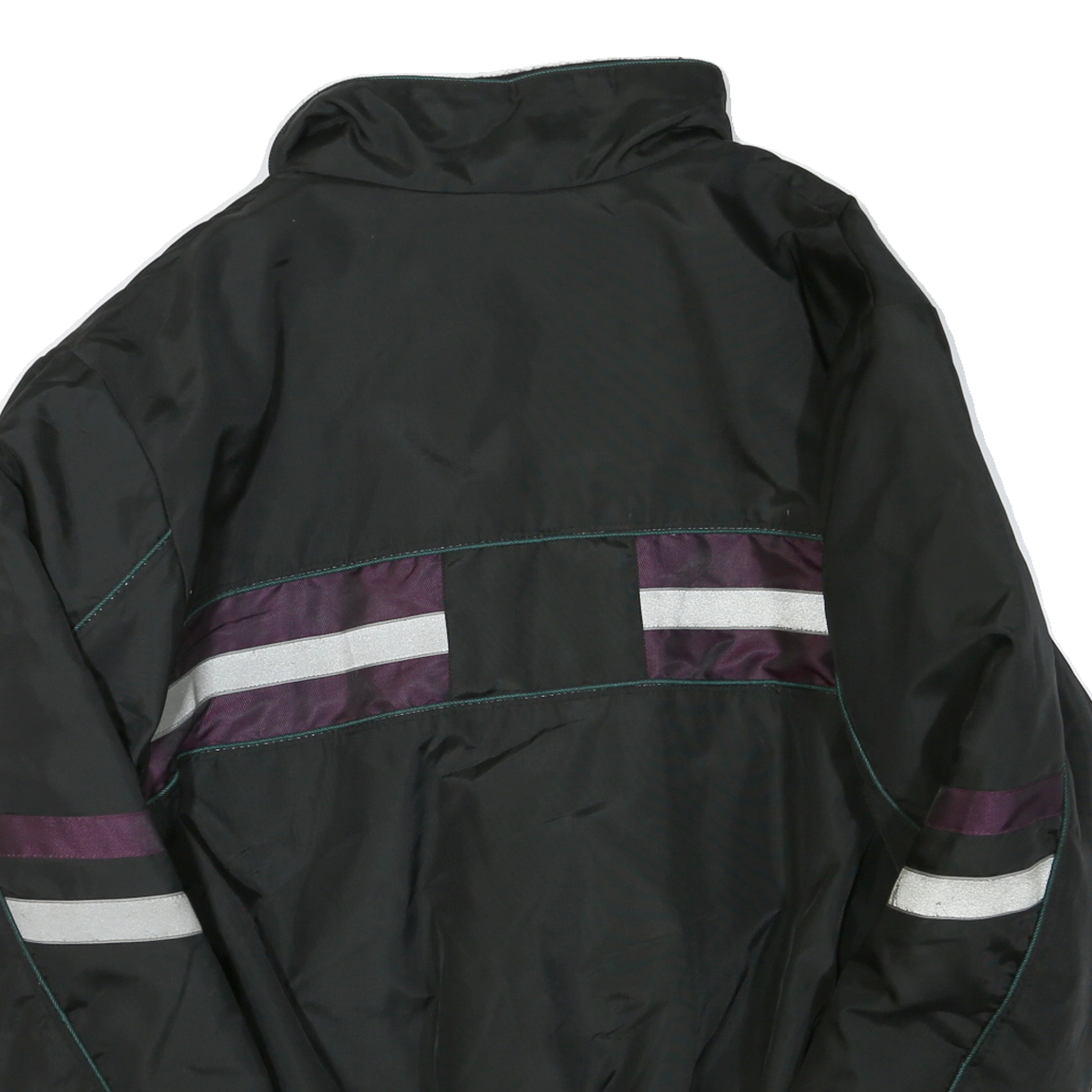 ARTIK Mens Black & Purple Zip Polyester Blend Outdoor Jacket XL