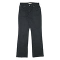 LEVI'S Womens Black Regular Straight Denim Jeans W30 L32 Comfortable Stylish