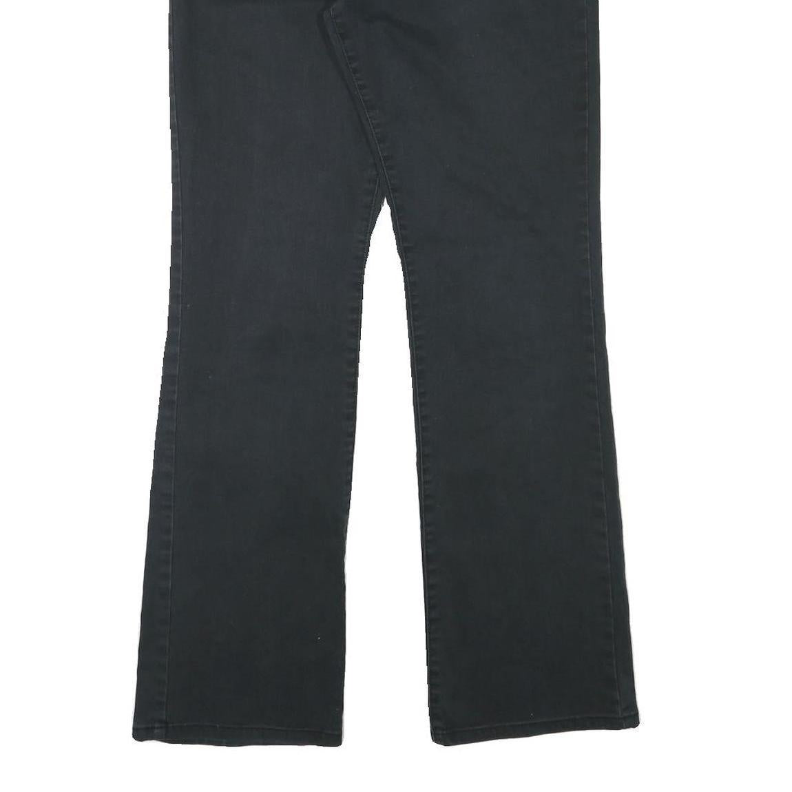 LEVI'S Womens Black Regular Straight Denim Jeans W30 L32 Comfortable Stylish