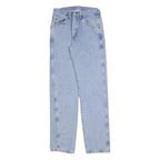 WRANGLER Mens Regular Light Blue Denim Jeans W29 L32 Classic Fit Zip Closure