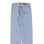 WRANGLER Mens Regular Light Blue Denim Jeans W29 L32 Classic Fit Zip Closure