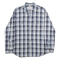 CARHARTT Mens Blue & White Check Shirt M Casual Cotton Long Sleeve Button Shirt