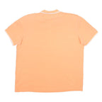 KAPPA Mens Orange Short Sleeve Plain XL Cotton Polo Shirt Classic Logo