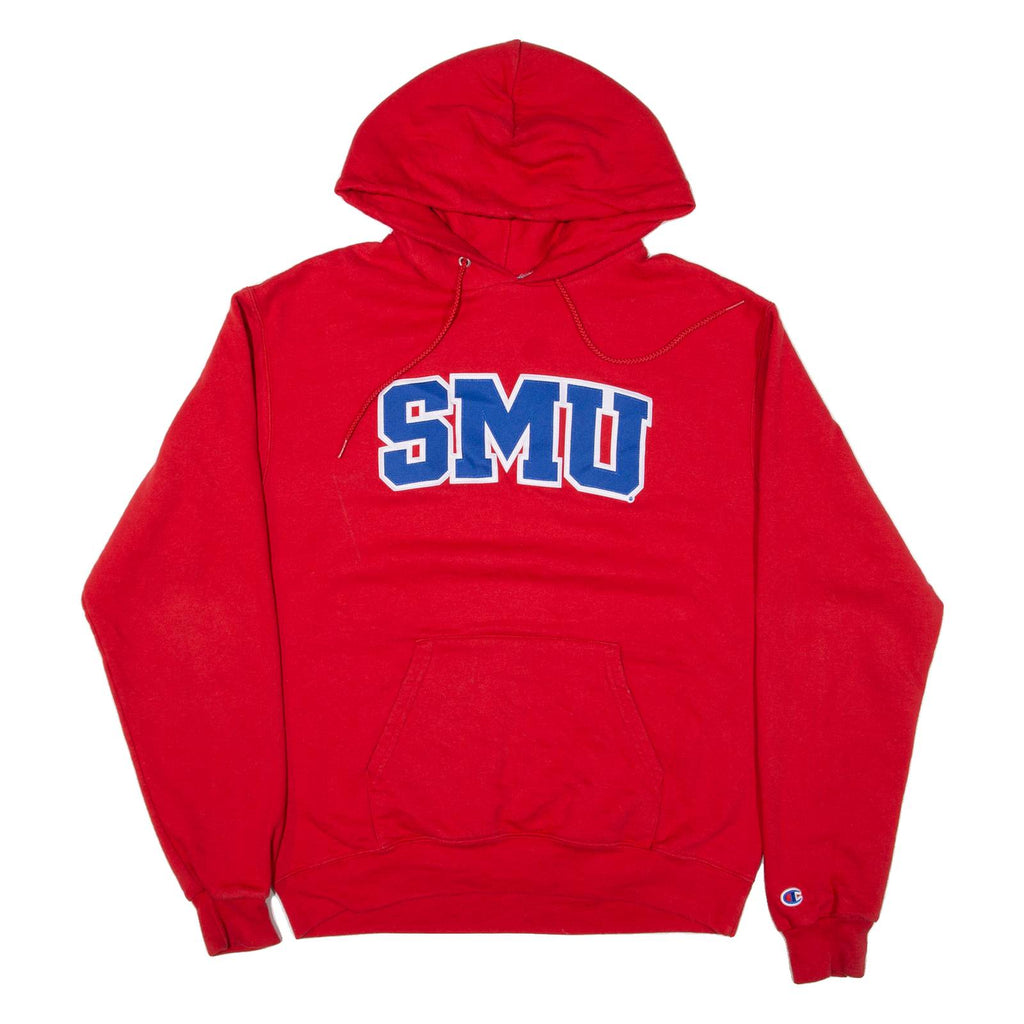 CHAMPION SMU Mens Red Hoodie USA M