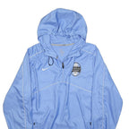 NIKE Mens Blue Light Blue Patch Fit Academy Jacket S Polyester Zip Hoodie Sports