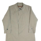 BUGATTI Mens Beige Cotton Blend Classic Button Jacket L Plain Stylish Formal