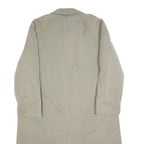 BUGATTI Mens Beige Cotton Blend Classic Button Jacket L Plain Stylish Formal