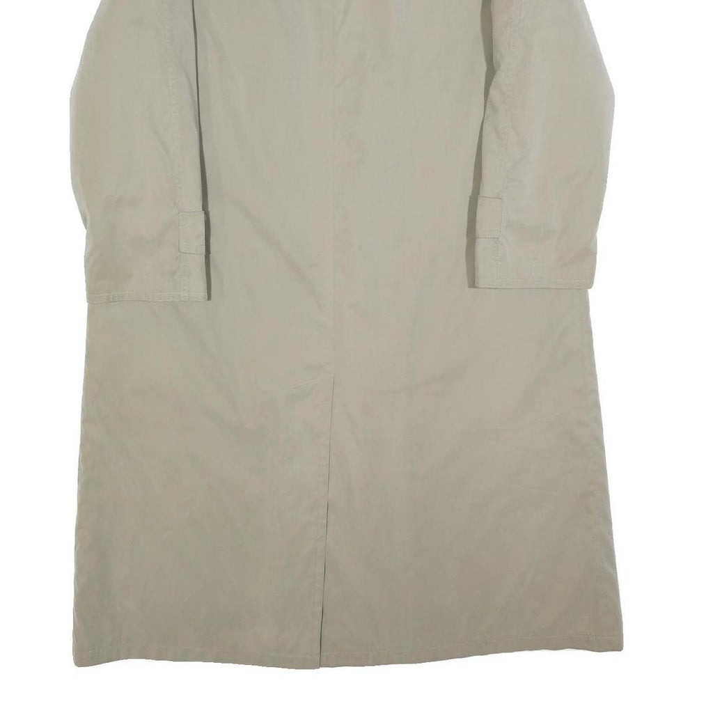 BUGATTI Mens Beige Cotton Blend Classic Button Jacket L Plain Stylish Formal