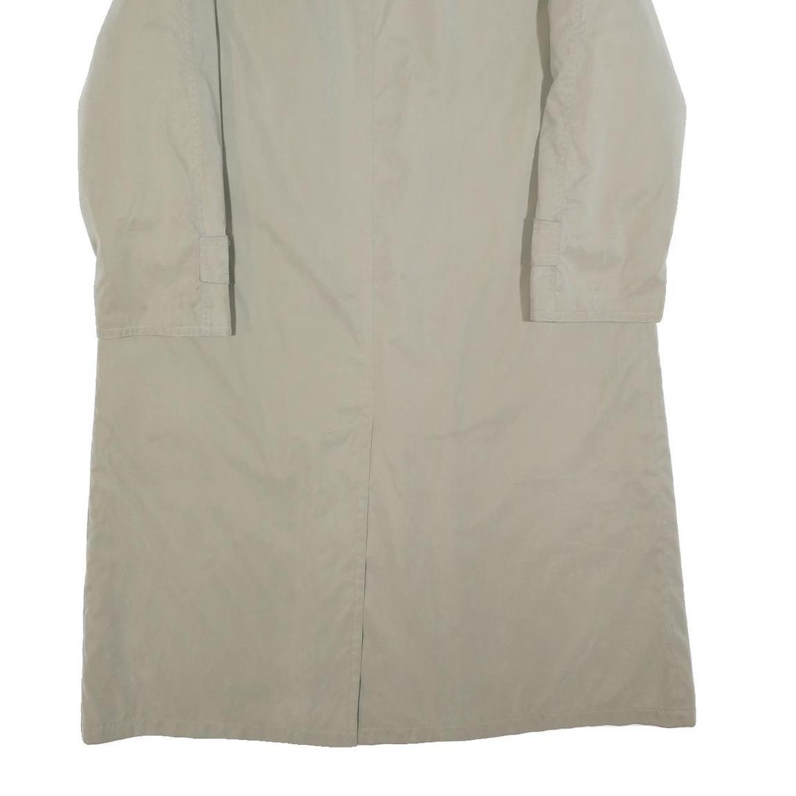 BUGATTI Mens Beige Cotton Blend Classic Button Jacket L Plain Stylish Formal