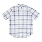 NAUTICA Mens Shirt Blue Check L