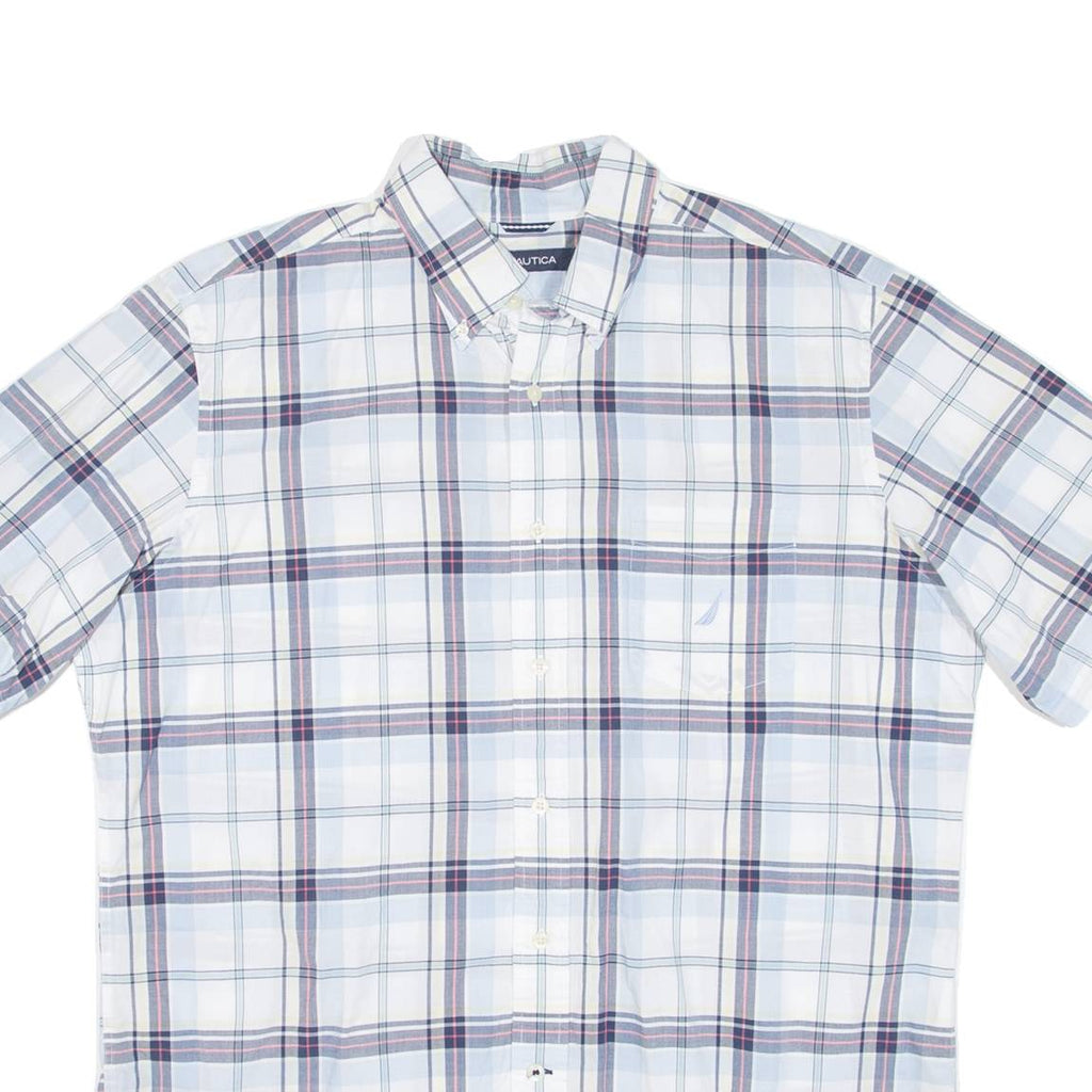 NAUTICA Mens Shirt Blue Check L