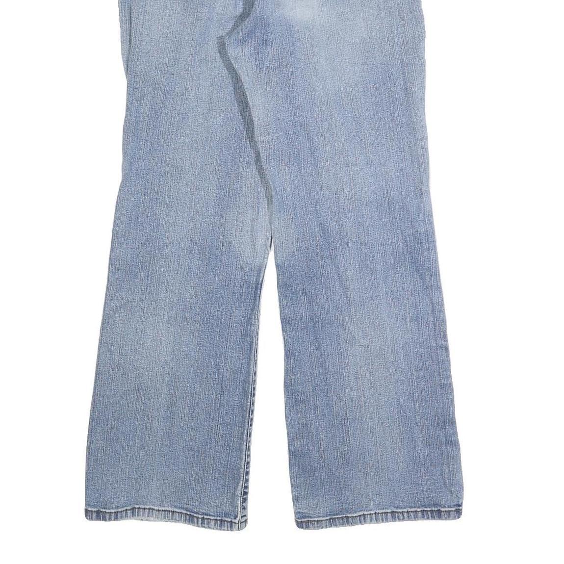 LEVI'S Womens Regular Light Blue Denim Straight Jeans W27 L28 Classic Fit Cotton