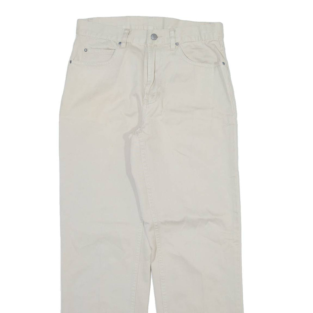 TEDDY'S Mens Trousers Beige Regular Straight W29 L30